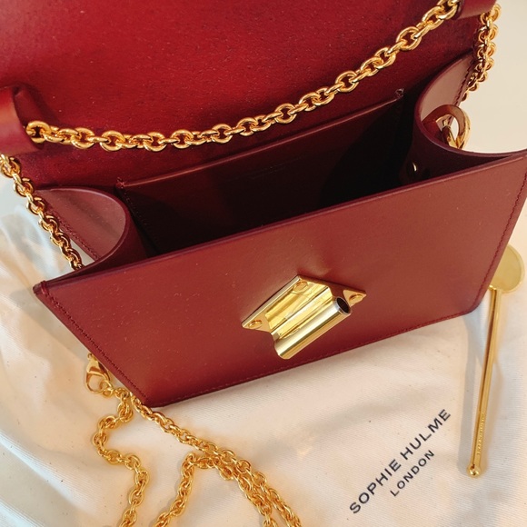 SOPHIE HULME micro leather cross-body bag - Picture 3 of 3